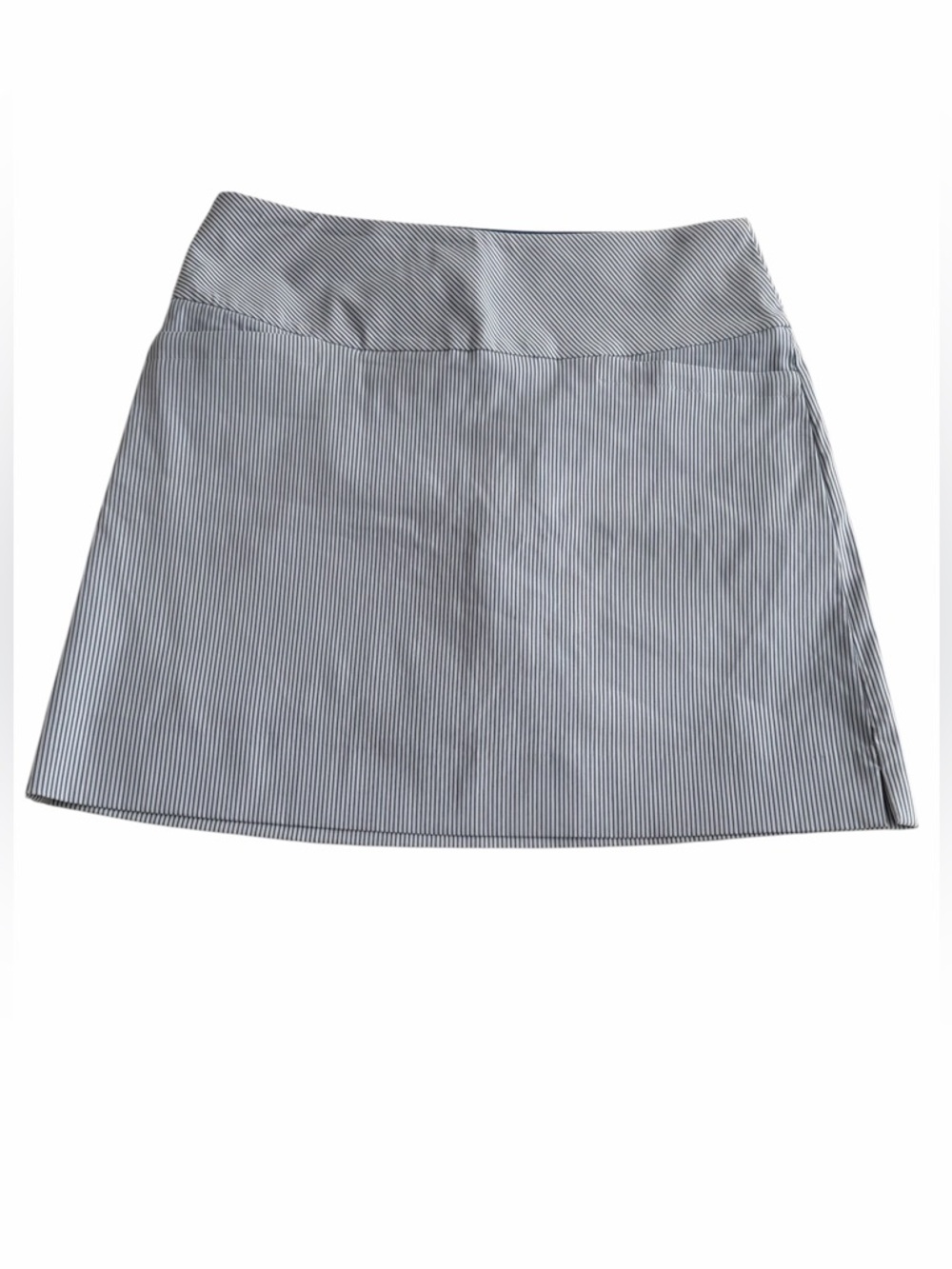 S.C. & Co. Skort ,classic blue and white pinstripe pattern. (001)